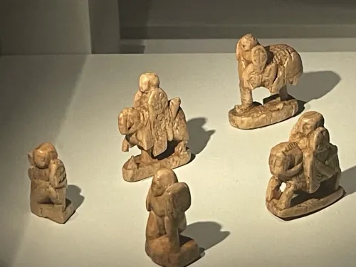 Chess pieces from Samarkand 700s
