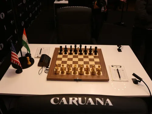Fabiano Caruana - R Praggnanandhaa, Candidates Tournament 2024