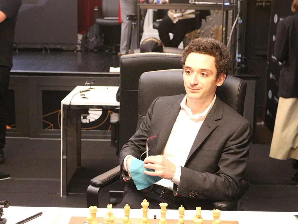 Fabiano Caruana at the Candidates Tournament 2024