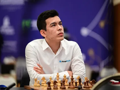 Nodirbek Abdusattorov chess player