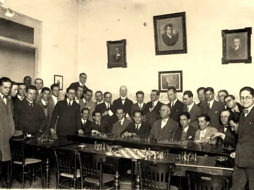 Simultânea de José Raul Capablanca no CXSP