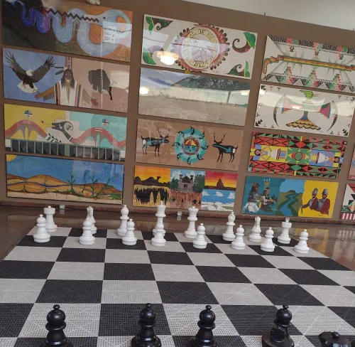 Giant chess at De Vargas Center